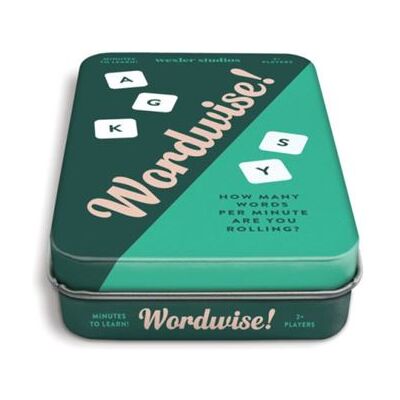 Galison Wordwise Dice Game - Publicité Galison Wordwise Dice Game - Publicité