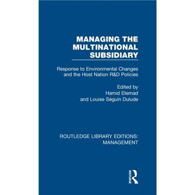 Inconnu Managing the Multinational Subsidiary by Louise Seguin Dulude - Publicité Inconnu Managing the Multinational Subsidiary by Louise Seguin Dulude - Publicité