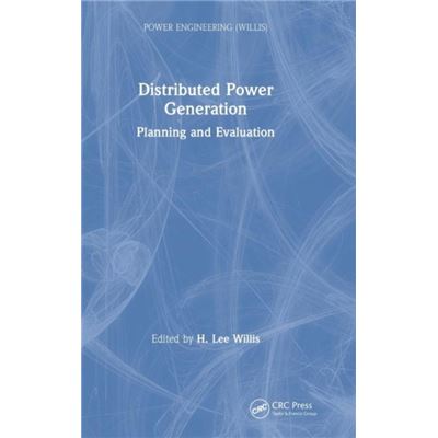 Marcel Dekker Inc Distributed Power Generation - Publicité Marcel Dekker Inc Distributed Power Generation - Publicité