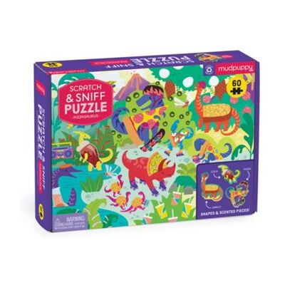 Galison Pizzasaurus 60 Piece Scratch Sniff Puzzle by Mudpuppy - Publicité Galison Pizzasaurus 60 Piece Scratch Sniff Puzzle by Mudpuppy - Publicité