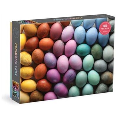 Prismatic Eggs 1000 Piece Puzzle by Galison - Publicité Prismatic Eggs 1000 Piece Puzzle by Galison - Publicité