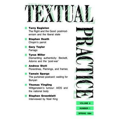Routledge Textual Practice by Terence Hawkes - Publicité Routledge Textual Practice by Terence Hawkes - Publicité