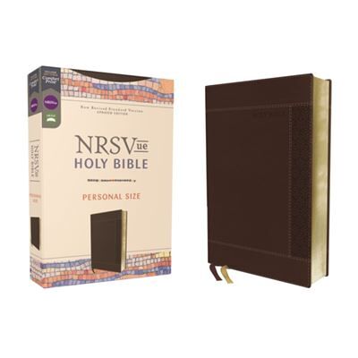 NRSVue Holy Bible Personal Size Leathersoft Brown Comfort Print by Zondervan - Publicité NRSVue Holy Bible Personal Size Leathersoft Brown Comfort Print by Zondervan - Publicité