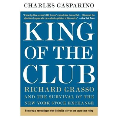 Collins King of the Club by Charles Gasparino Paperback Book - Publicité Collins King of the Club by Charles Gasparino Paperback Book - Publicité