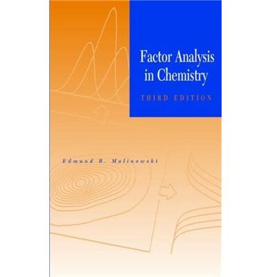 Revised Factor Analysis in Chemistry by Malinowski Hardcover Book - Publicité Revised Factor Analysis in Chemistry by Malinowski Hardcover Book - Publicité