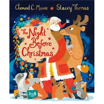 The Night Before Christmas illustrated by Stacey Thomas by Clement C. Moore - Publicité The Night Before Christmas illustrated by Stacey Thomas by Clement C. Moore - Publicité