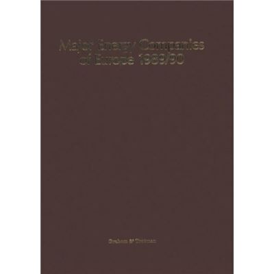 Major Energy Companies of Europe 198990 - Petar Sarcevic - Springer - Livre en Anglais - Paperback - Publicité Major Energy Companies of Europe 198990 - Petar Sarcevic - Springer - Livre en Anglais - Paperback - Publicité