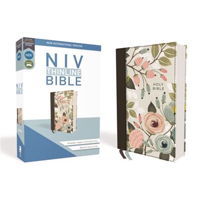 NIV Thinline Bible Cloth over Board Floral Red Letter Comfort Print by Zondervan Zondervan - Publicité NIV Thinline Bible Cloth over Board Floral Red Letter Comfort Print by Zondervan Zondervan - Publicité