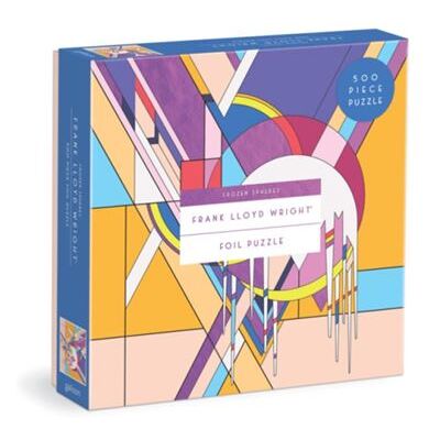 Frank Lloyd Wright Frozen Spheres 500 Piece Foil Puzzle by Galison - Publicité Frank Lloyd Wright Frozen Spheres 500 Piece Foil Puzzle by Galison - Publicité