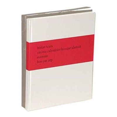 Artists Bookworks Cinema Calendrier Du Coeur Abstrait Maisons Bois Par Arp by Tristan Tzara - Publicité Artists Bookworks Cinema Calendrier Du Coeur Abstrait Maisons Bois Par Arp by Tristan Tzara - Publicité