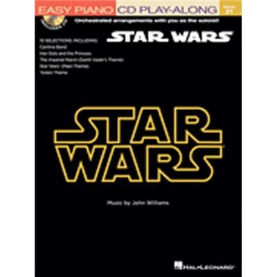 Hal Leonard Star Wars Easy Piano CD PlayAlong Volume 31 by By composer John Williams - Publicité Hal Leonard Star Wars Easy Piano CD PlayAlong Volume 31 by By composer John Williams - Publicité