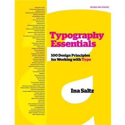 Inconnu Typography Essentials Revised and Updated by Ina Saltz - Publicité Inconnu Typography Essentials Revised and Updated by Ina Saltz - Publicité