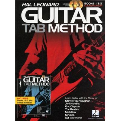 Hal Leonard Guitar TAB Method Books 1 2 by Jeff Schroedl - Publicité Hal Leonard Guitar TAB Method Books 1 2 by Jeff Schroedl - Publicité