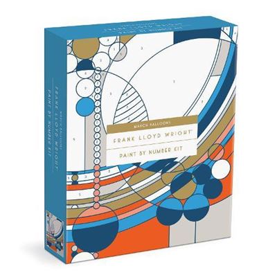 Frank Lloyd Wright March Balloons Paint By Number Kit by Galison - Publicité Frank Lloyd Wright March Balloons Paint By Number Kit by Galison - Publicité
