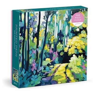 Painted Path 500 Piece Puzzle by Galison - Publicité Painted Path 500 Piece Puzzle by Galison - Publicité
