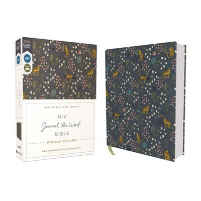 NIV Journal the Word Bible Perfect for NoteTaking DoubleColumn Cloth over Board Navy Floral Red Letter Comfort Print by Zondervan Zondervan - Publicité NIV Journal the Word Bible Perfect for NoteTaking DoubleColumn Cloth over Board Navy Floral Red Letter Comfort Print by Zondervan Zondervan - Publicité