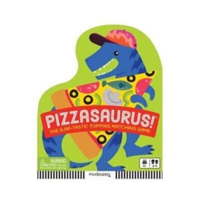 Galison Pizzasaurus Shaped Box Game by Mudpuppy - Publicité Galison Pizzasaurus Shaped Box Game by Mudpuppy - Publicité