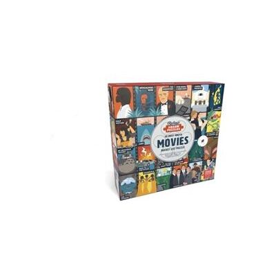 Chronicle Books 50 MustWatch Movies Bucket List 1000Piece Puzzle by Ridleys Games - Publicité Chronicle Books 50 MustWatch Movies Bucket List 1000Piece Puzzle by Ridleys Games - Publicité