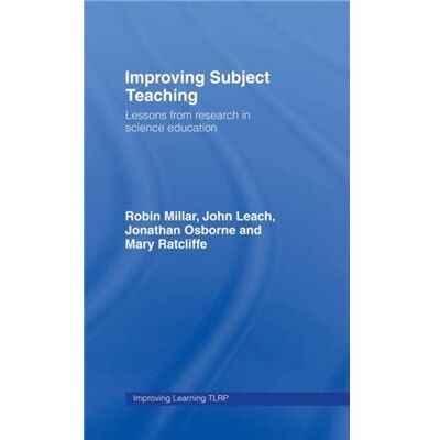 Routledge Improving Subject Teaching by Robin Millar - Publicité Routledge Improving Subject Teaching by Robin Millar - Publicité