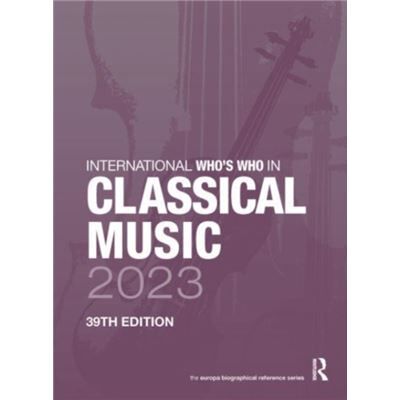 International Whos Who in Classical Music 2023 - Publicité International Whos Who in Classical Music 2023 - Publicité