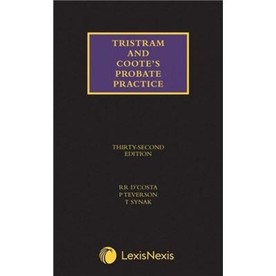LexisNexis UK Tristram and Cootes Probate Practice by Terry Synak - Publicité LexisNexis UK Tristram and Cootes Probate Practice by Terry Synak - Publicité