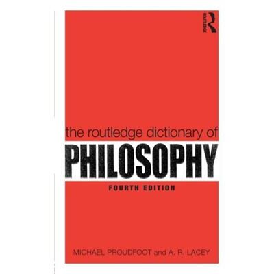 The Routledge Dictionary of Philosophy by Lacey A.R. Kings College University of London UK Paperback Book - Publicité The Routledge Dictionary of Philosophy by Lacey A.R. Kings College University of London UK Paperback Book - Publicité