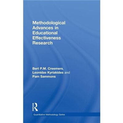 Routledge Methodological Advances in Educational Effectiveness Research by Bert P.M. Creemers - Publicité Routledge Methodological Advances in Educational Effectiveness Research by Bert P.M. Creemers - Publicité