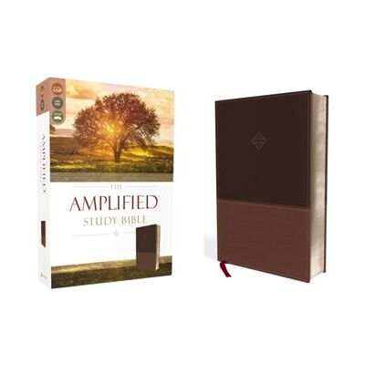 Bibles - Zondervan The Amplified Study Bible Leathersoft Brown by Zondervan - Publicité Bibles - Zondervan The Amplified Study Bible Leathersoft Brown by Zondervan - Publicité
