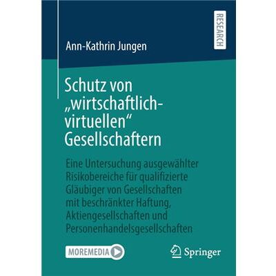 Schutz von wirtschaftlichvirtuellen Gesellschaftern - AnnKathrin Jungen - Springer - Livre en Allemand - Paperback - Publicité Schutz von wirtschaftlichvirtuellen Gesellschaftern - AnnKathrin Jungen - Springer - Livre en Allemand - Paperback - Publicité