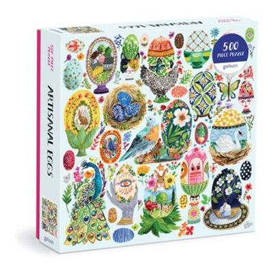 Artisanal Eggs 500 Piece Puzzle by Galison - Publicité Artisanal Eggs 500 Piece Puzzle by Galison - Publicité
