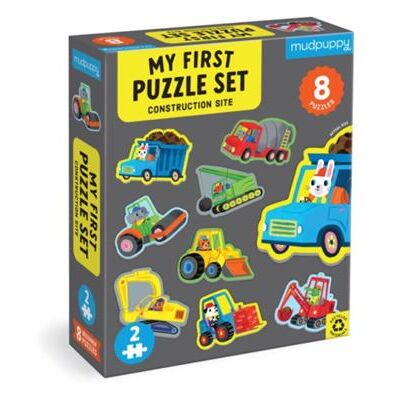 Galison Construction Site 2 Piece My First Puzzles by Mudpuppy - Publicité Galison Construction Site 2 Piece My First Puzzles by Mudpuppy - Publicité