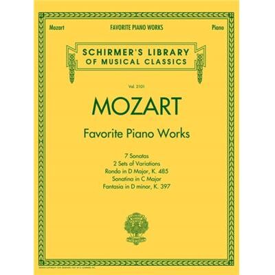 Hal Leonard Mozart Favorite Piano Works - Publicité Hal Leonard Mozart Favorite Piano Works - Publicité