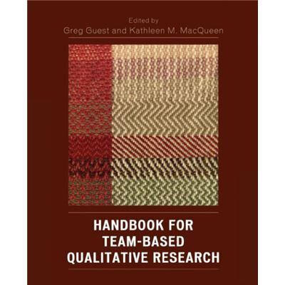 Rowman & Littlefield Pub Inc Handbook for TeamBased Qualitative Research - Publicité Rowman & Littlefield Pub Inc Handbook for TeamBased Qualitative Research - Publicité