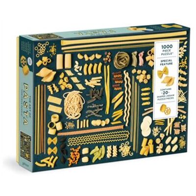 The Art of Pasta 1000 Piece Puzzle with Shaped Pieces by Galison - Publicité The Art of Pasta 1000 Piece Puzzle with Shaped Pieces by Galison - Publicité