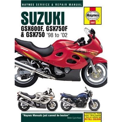 Haynes Publishing Group Suzuki GSX600750F GSX750 98 03 Haynes Repair Manual by Haynes Publishing - Publicité Haynes Publishing Group Suzuki GSX600750F GSX750 98 03 Haynes Repair Manual by Haynes Publishing - Publicité
