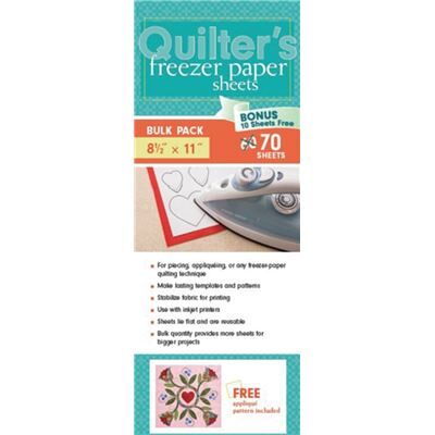 C & T Publishing Quilters Freezer Paper Sheets Bulk Pack by C&T Publishing - Publicité C & T Publishing Quilters Freezer Paper Sheets Bulk Pack by C&T Publishing - Publicité