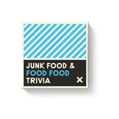 Junk Food Food Food Trivia by Galison - Publicité Junk Food Food Food Trivia by Galison - Publicité