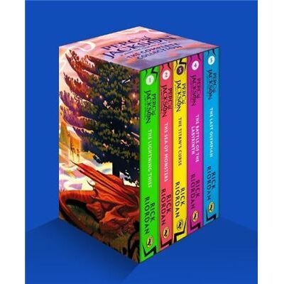 Percy Jackson and the Olympians Boxset - Rick Riordan - Penguin Random House Childrens UK - Livre en Anglais - Multiple-component retail product slip-c - Publicité Percy Jackson and the Olympians Boxset - Rick Riordan - Penguin Random House Childrens UK - Livre en Anglais - Multiple-component retail product slip-c - Publicité