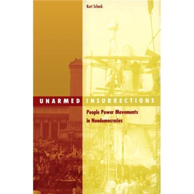 Univ of Minnesota Pr Unarmed Insurrections by Kurt Schock - Publicité Univ of Minnesota Pr Unarmed Insurrections by Kurt Schock - Publicité