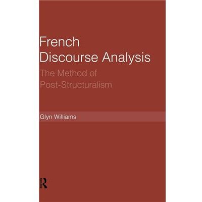 French Discourse Analysis by Glyn Williams - Publicité French Discourse Analysis by Glyn Williams - Publicité
