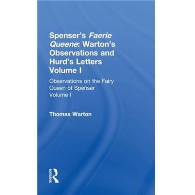 Routledge Observations On Fairy Queen V1 by Thomas Warton - Publicité Routledge Observations On Fairy Queen V1 by Thomas Warton - Publicité