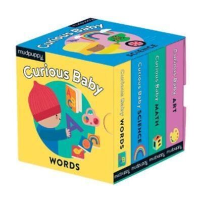 Galison Curious Baby Board Book Set by Aimee Chase - Publicité Galison Curious Baby Board Book Set by Aimee Chase - Publicité