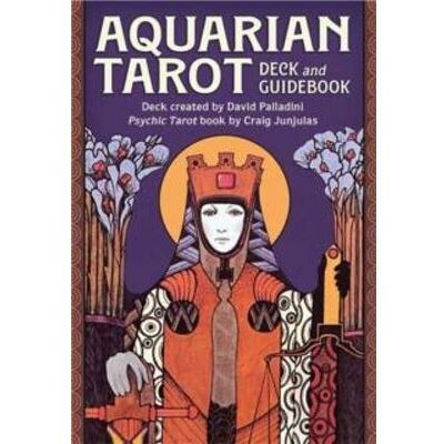U.S. Games Systems Aquarian Tarot Deck Guidebook by David Palladini - Publicité U.S. Games Systems Aquarian Tarot Deck Guidebook by David Palladini - Publicité