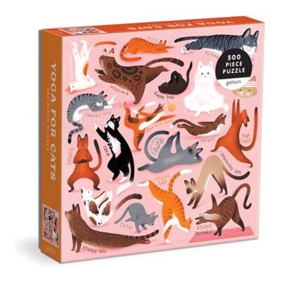 Galison Yoga for Cats by Susann Hoffmann - Publicité Galison Yoga for Cats by Susann Hoffmann - Publicité
