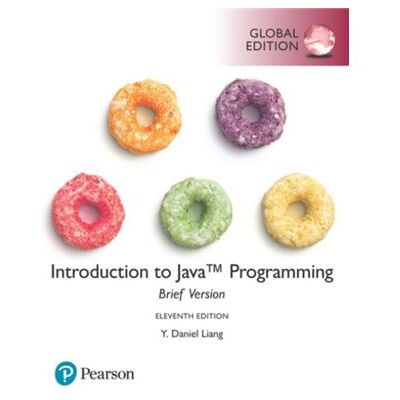 Pearson Introduction to Java Programming Brief Version Global Edition by Y. Liang - Publicité Pearson Introduction to Java Programming Brief Version Global Edition by Y. Liang - Publicité