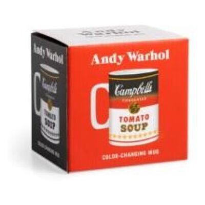 Warhol Soup Can Color Changing Ceramic Mug - Galison - Galison - Livre en Anglais - Mug - Publicité Warhol Soup Can Color Changing Ceramic Mug - Galison - Galison - Livre en Anglais - Mug - Publicité