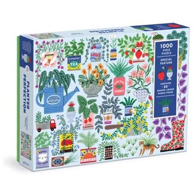Planter Perfection 1000 Piece Puzzle with Shaped Pieces by Galison - Publicité Planter Perfection 1000 Piece Puzzle with Shaped Pieces by Galison - Publicité
