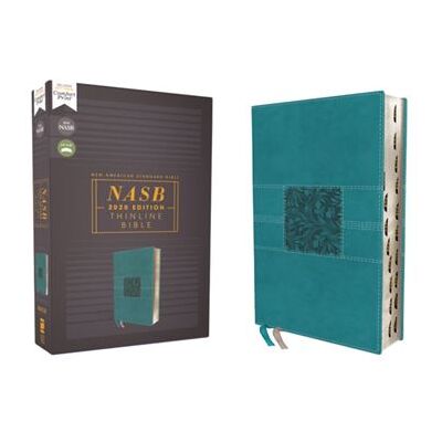 NASB Thinline Bible Leathersoft Teal Red Letter 2020 Text Thumb Indexed Comfort Print by Zondervan - Publicité NASB Thinline Bible Leathersoft Teal Red Letter 2020 Text Thumb Indexed Comfort Print by Zondervan - Publicité
