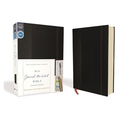 NIV Journal the Word Bible Perfect for NoteTaking Hardcover Black Red Letter Comfort Print by Zondervan Zondervan - Publicité NIV Journal the Word Bible Perfect for NoteTaking Hardcover Black Red Letter Comfort Print by Zondervan Zondervan - Publicité