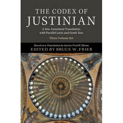 Greek The Codex of Justinian 3 Volume Hardback Set - Publicité Greek The Codex of Justinian 3 Volume Hardback Set - Publicité